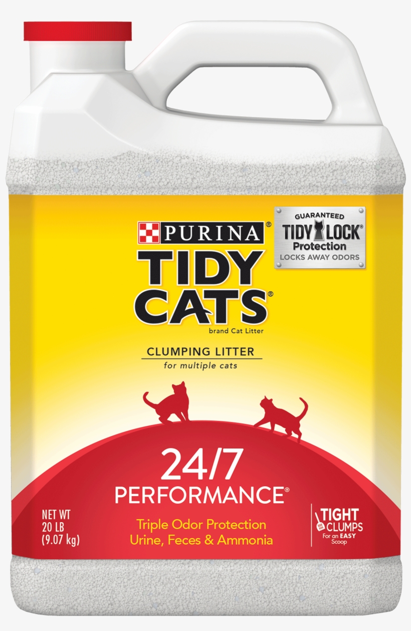 Purina Tidy Cats 24/7 Performance Clumping Cat Litter, - Kitty Litter Tidy Cats, transparent png #7608973