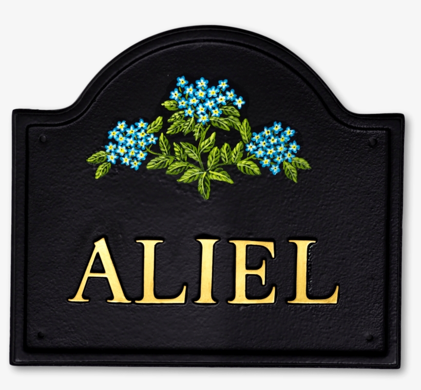 Forget Me Nots House Sign - Angel Mage, transparent png #7610322