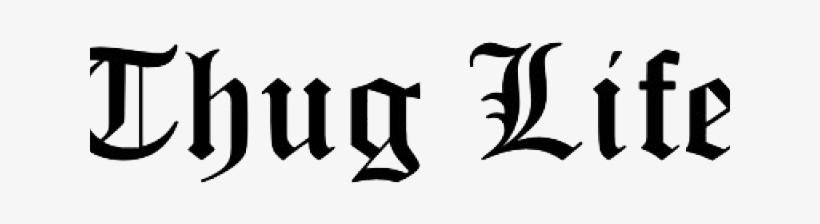 Glasses Clipart Thug - Calligraphy, transparent png #7610446