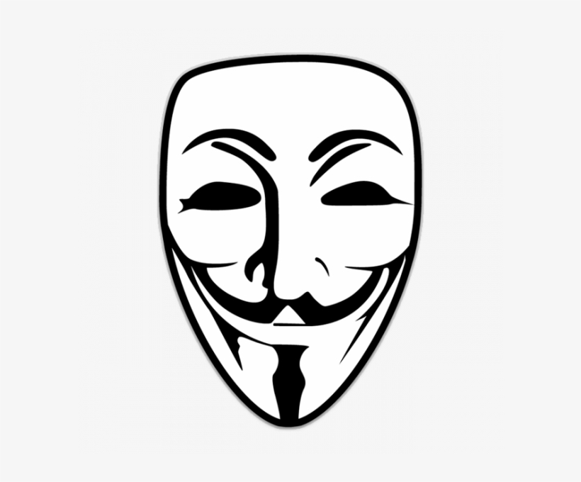 Guy Fawkes Png - Anonymous Mask Png, transparent png #7610521