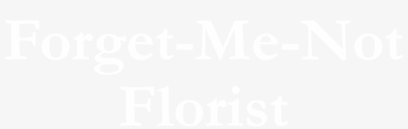 Forget Me Not Florist - Johns Hopkins Logo White, transparent png #7611215