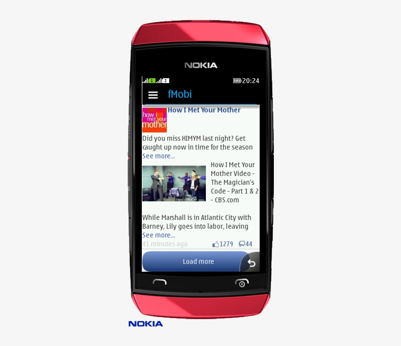 Facebook App Fmobi Released For Java / S40 / Nokia - Nokia 5330 Mobile Tv Edition, transparent png #7611334