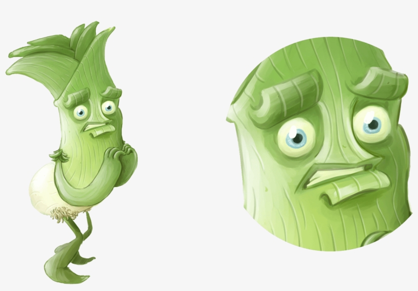 Modelling - Leek Character, transparent png #7611415