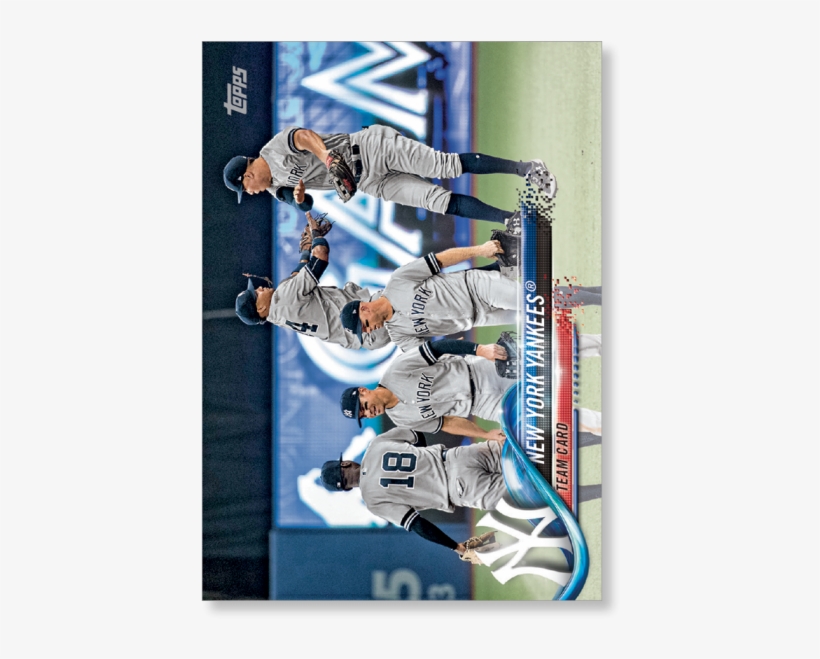 2018 Topps Series 1 Baseball New York Yankees - Figurine, transparent png #7611676