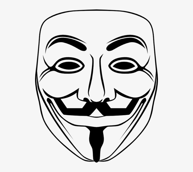 Guy Fawkes Mask, transparent png #7611817