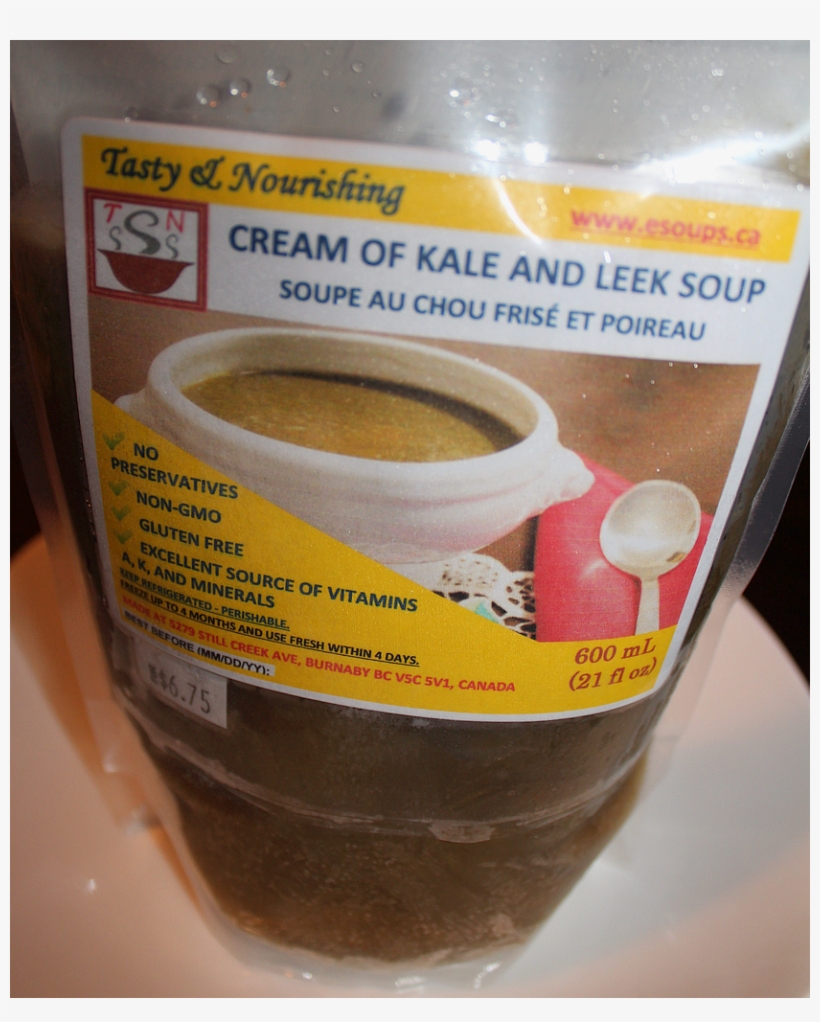 Cream Of Kale And Leek Soup - Instant Coffee, transparent png #7612100