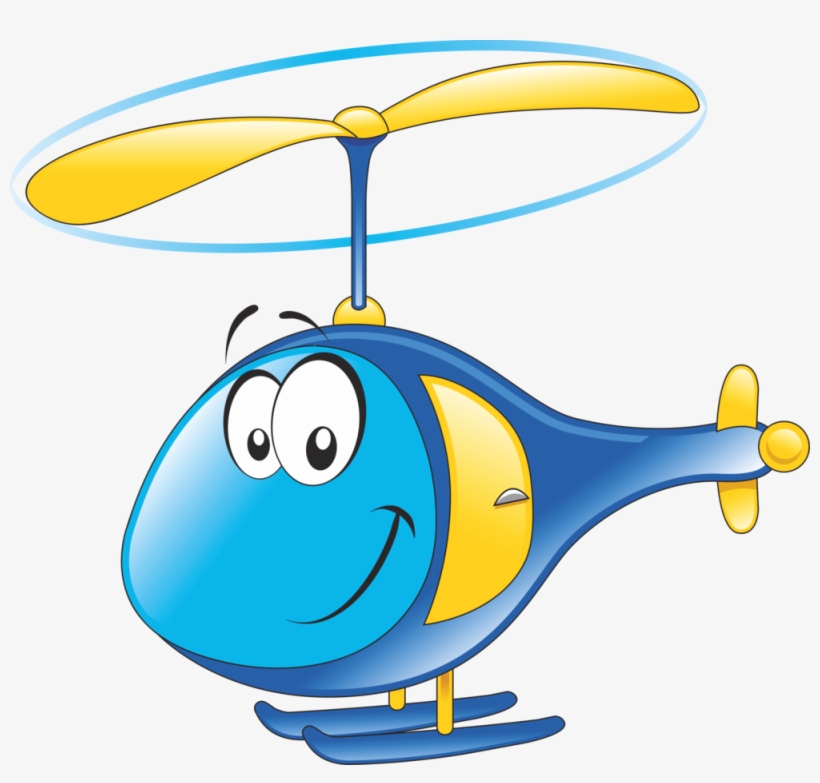 Helicopter - Medio De Transporte Aereo Animado, transparent png #7612222