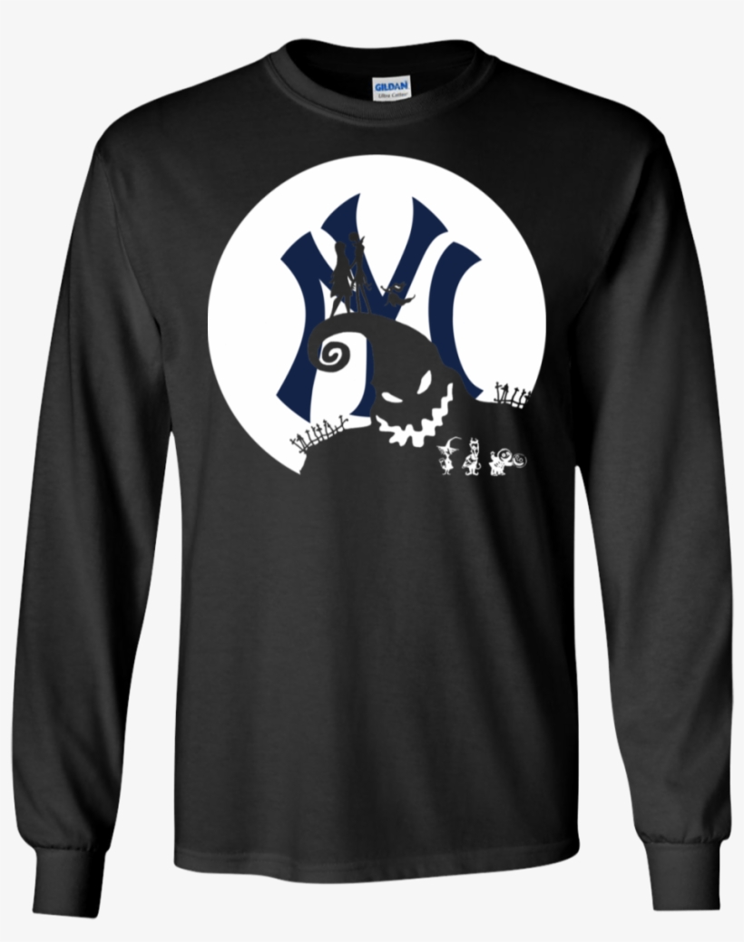 Jack Skellington And Sally New York Yankees Halloween - New York Yankees, transparent png #7612264