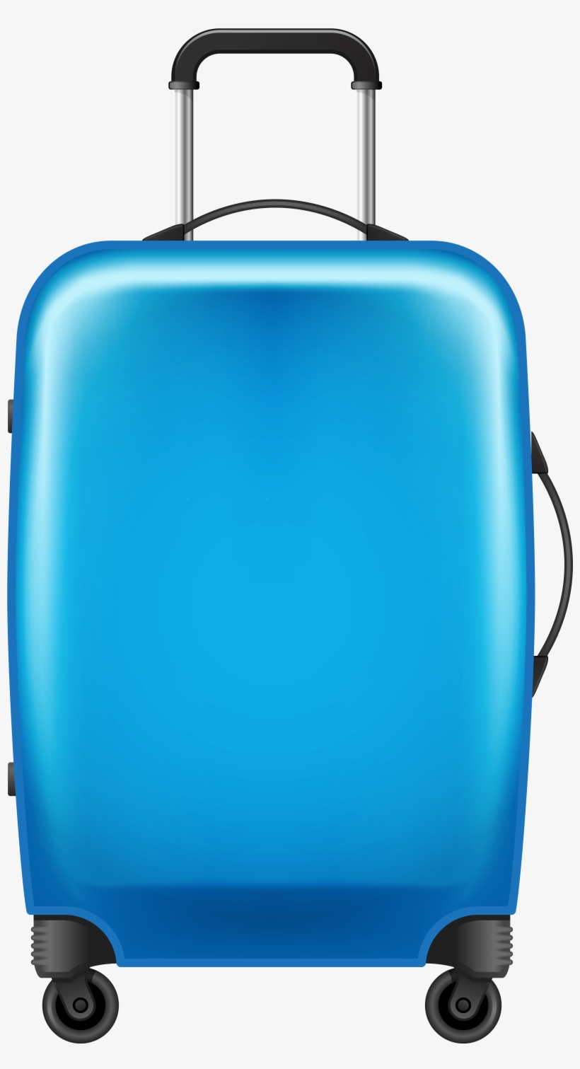 Download Blue Trolley Suitcase Clipart Png Photo - Baggage, transparent png #7613051
