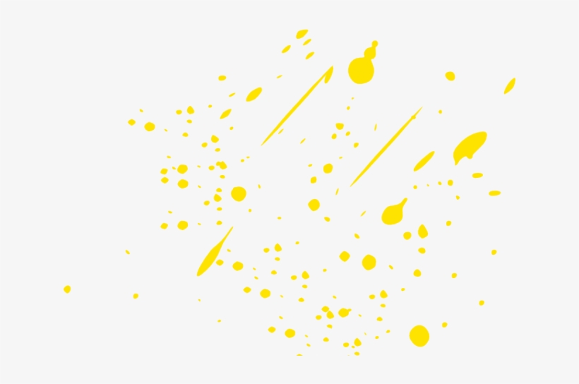 Splatter Clipart Paint Drops - Gold Paint Splash Png, transparent png #7613502