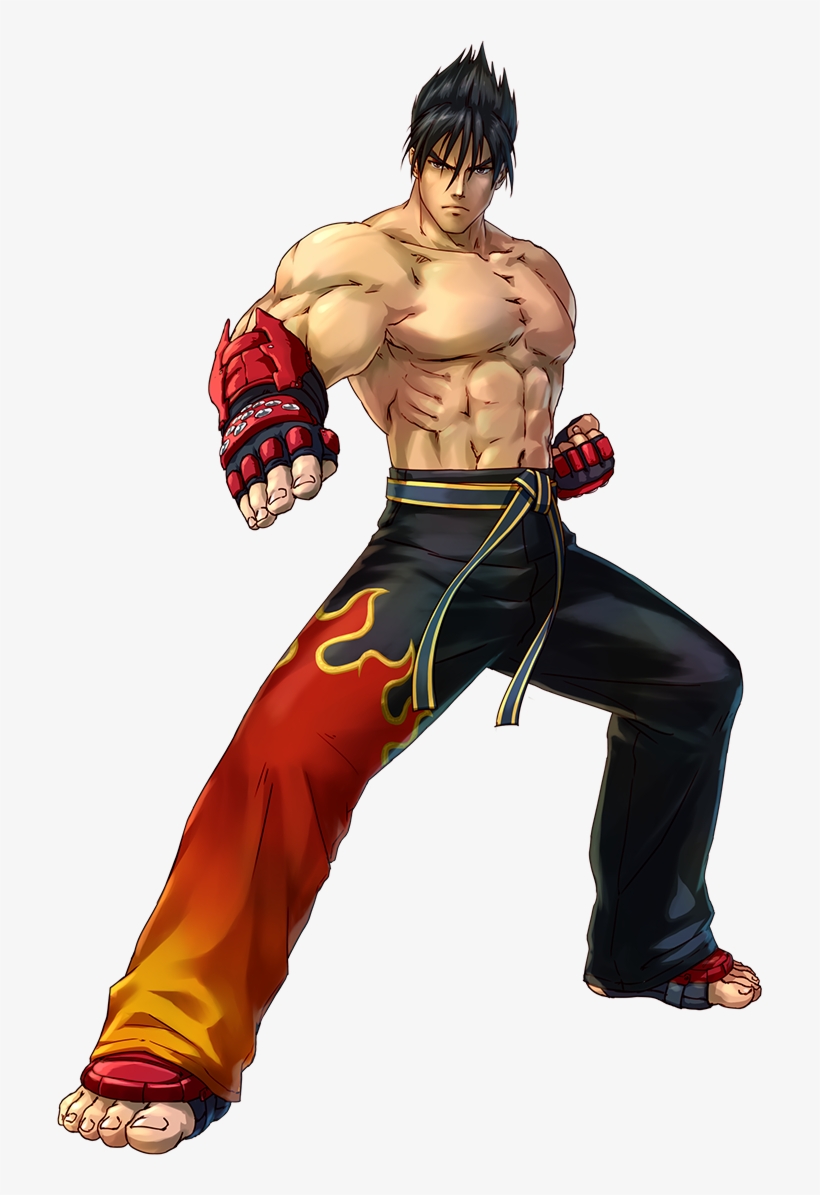 Jin Kazama - Project X Zone Tekken, transparent png #7613646
