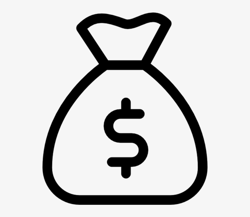 Money Bag Free Vector Icon Designed By Gregor Cresnar - Money Bag Icon Vector, transparent png #7613651