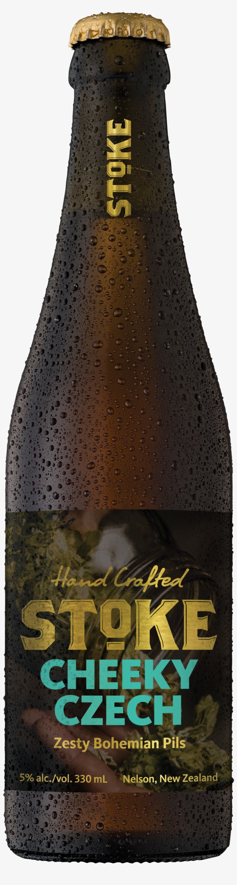 Bottle Label Mock Up - Mccashin Family Stoke India Pale Ale, transparent png #7613882