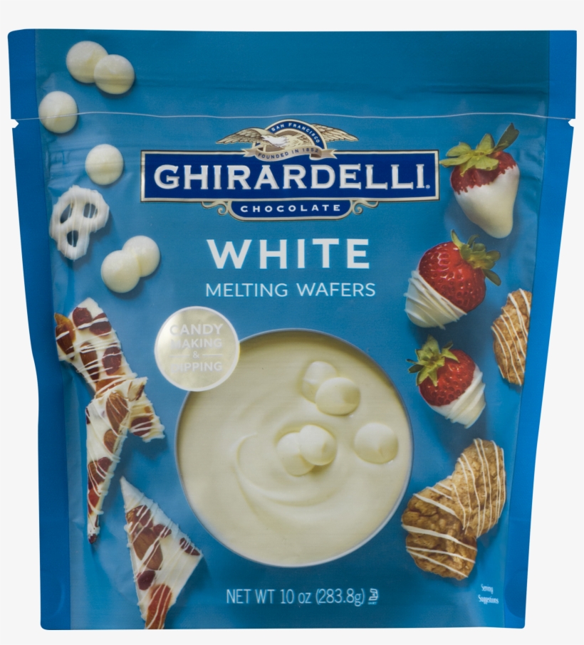 Ghirardelli Chocolate White Chocolate Melting Wafers - Ghirardelli White Melting Wafers, transparent png #7613947