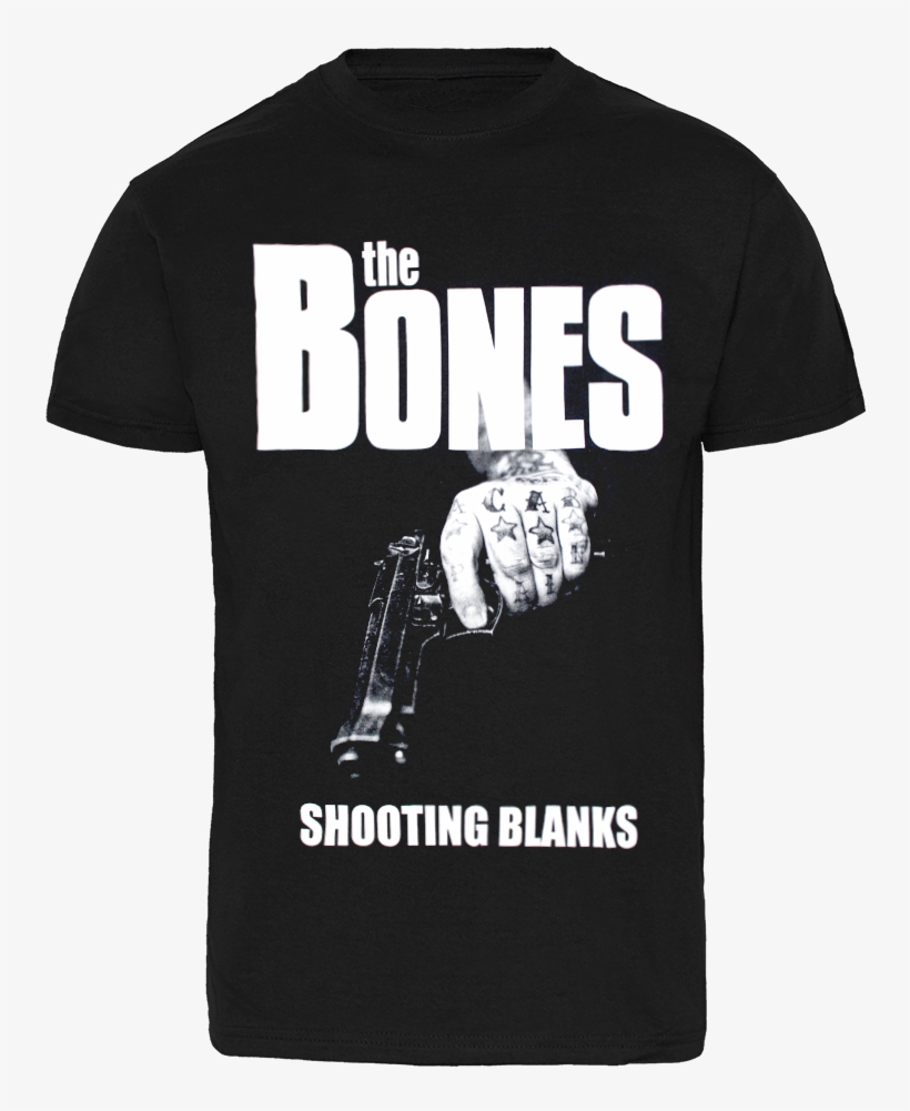 The Bones "shooting Blanks" T-shirt - Track Field T Shirts, transparent png #7613950