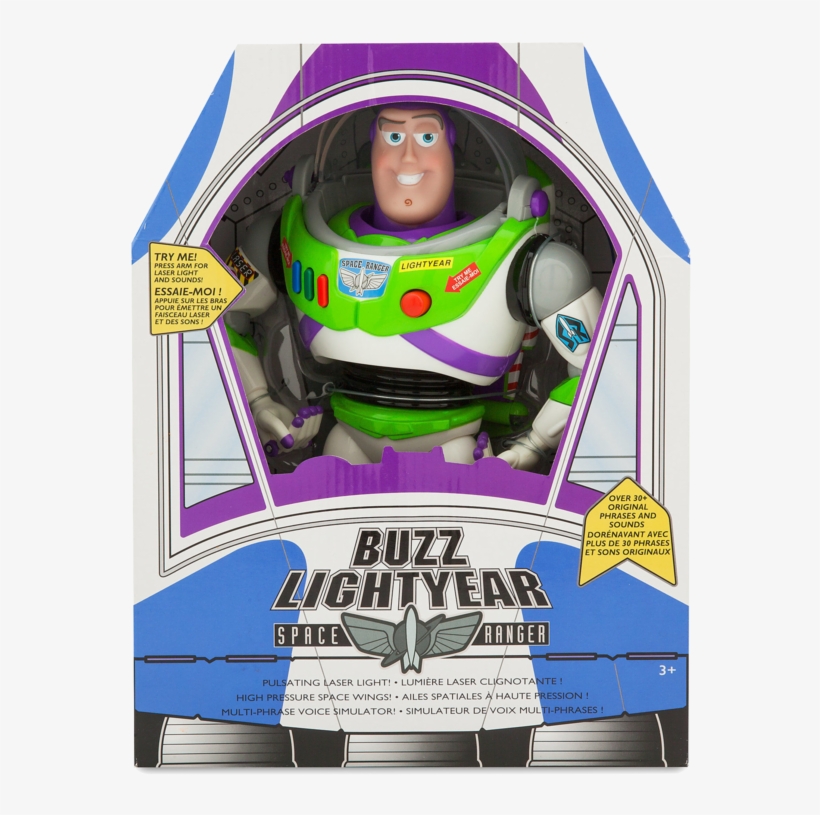 Toy Story Buzz Lightyear Original Talking Doll Buzz - Toy Story Buzz Lightyear Disney Store, transparent png #7614350