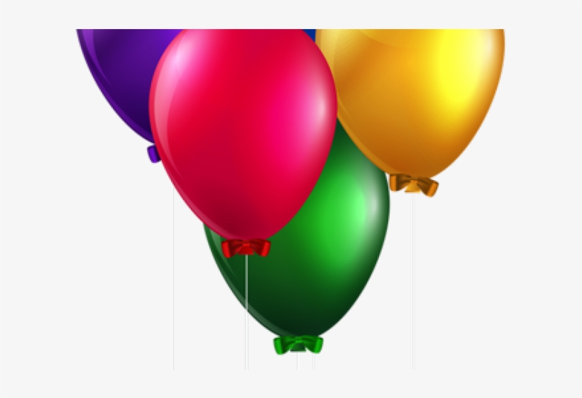 Balloons Clipart Transparent Background - Clip Art Transparent Balloons, transparent png #7614353