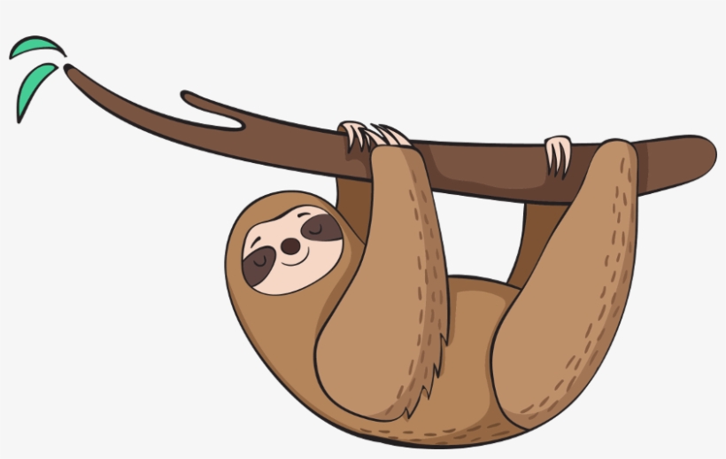 Three-toed Sloth, transparent png #7614568