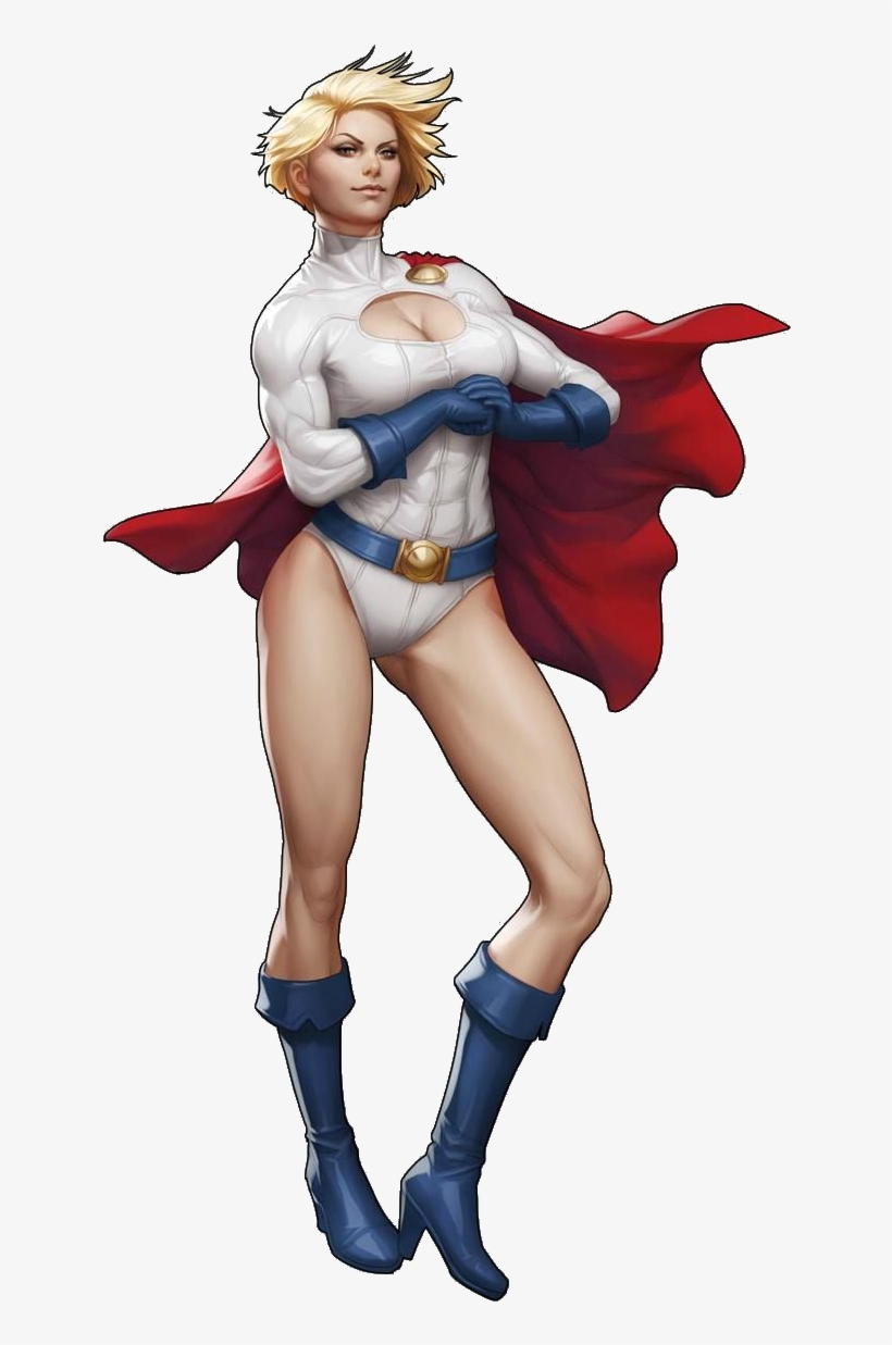 - “ - Power Girl, transparent png #7615123