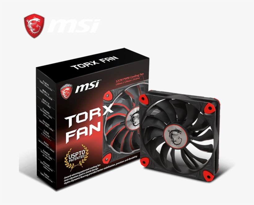 Msi Torx Fan 12cm, transparent png #7615248