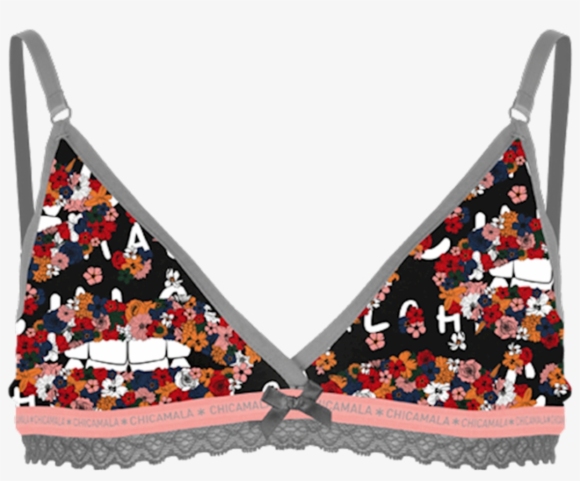 Girls Triangle Top Flowex - Swimsuit Top, transparent png #7615382