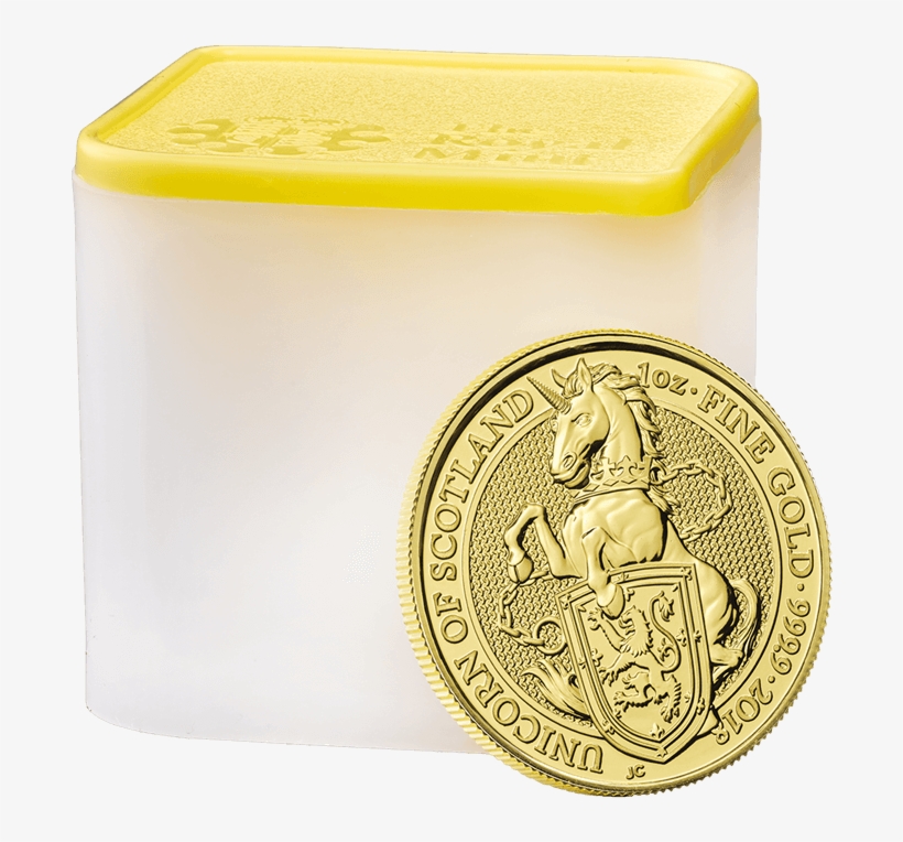 The Queen's Beasts 2018 The Unicorn 1 Oz Gold Ten Coin - The Queen's Beasts, transparent png #7615419