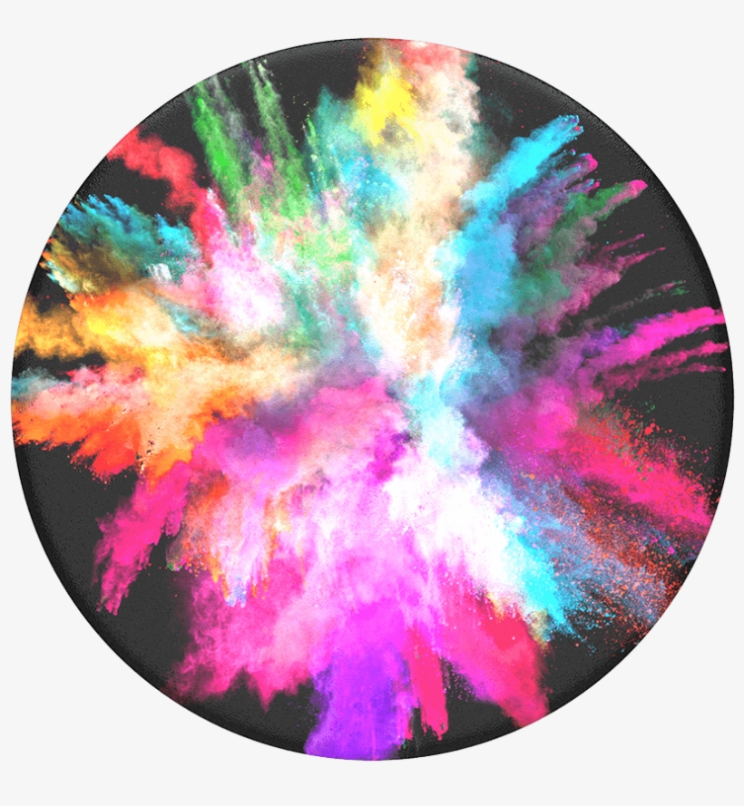 Color Burst Gloss, Popsockets - Powder Colorful, transparent png #7615792