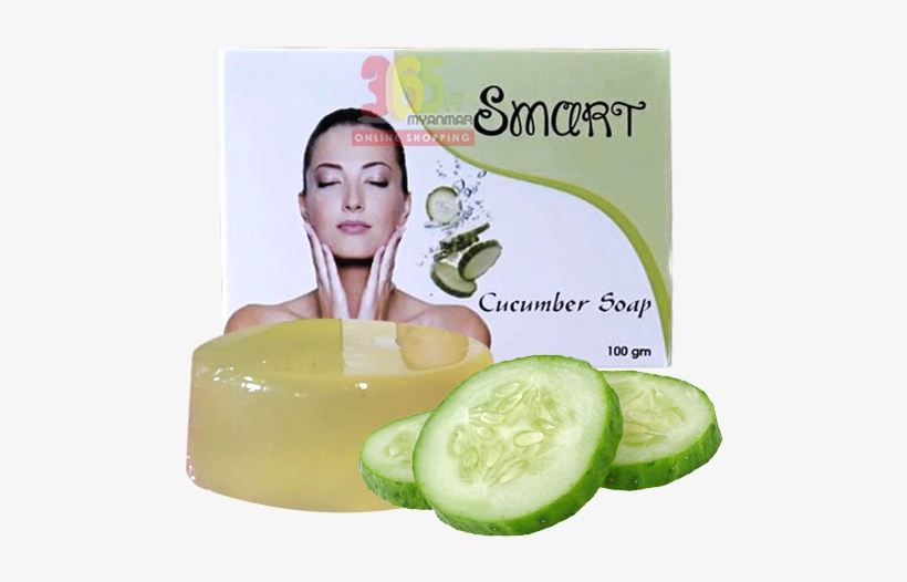 Smart Natural Cucumber Facial Soap - Cucumber, transparent png #7616737