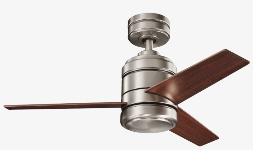 Brown Kichler Fans With Three Swing For Modern - Ceiling Fan, transparent png #7616908