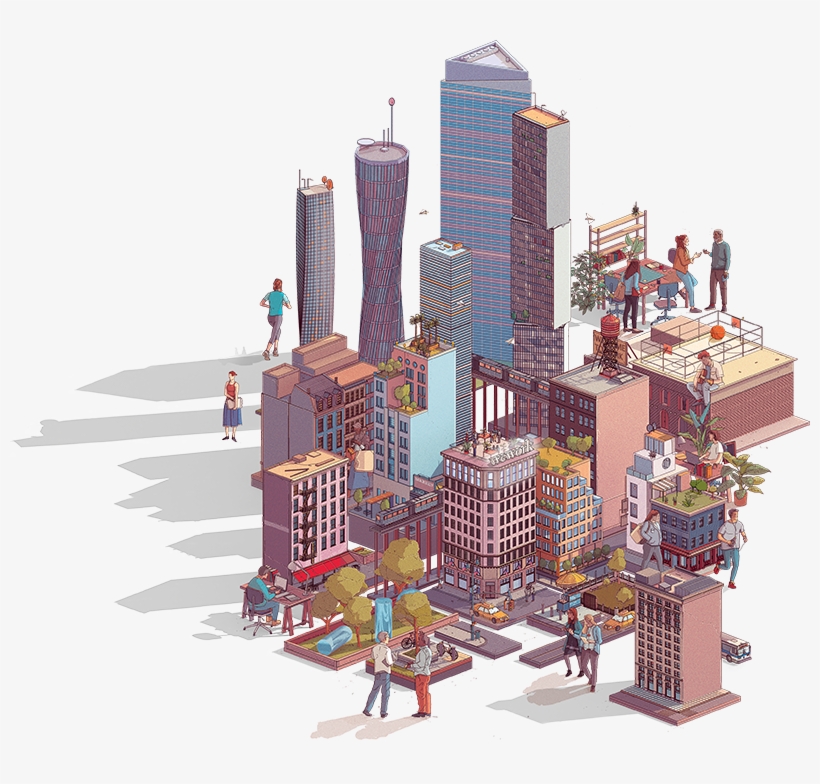 Cities - Doug Miller Illustration, transparent png #7617203