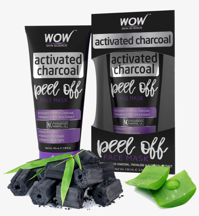 No Parabens, No Mineral Oil Suits All Skin Types Including - Wow Charcoal Face Mask, transparent png #7617636