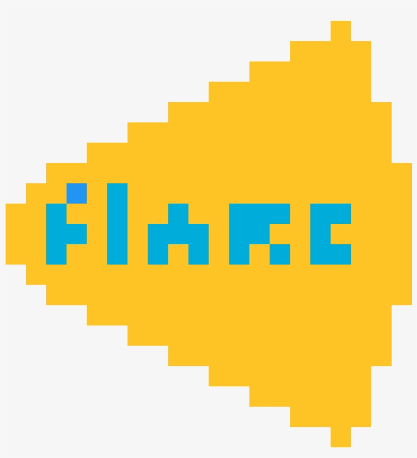 Flare Pixel - Chara Black And White Pixel, transparent png #7617894