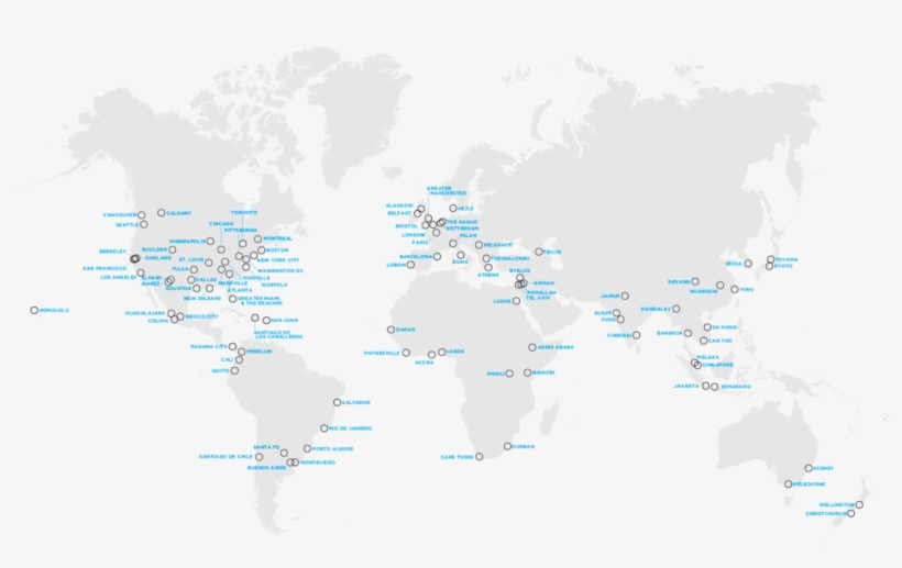 Leading The Way To A More Resilient Future - World Map Vector, transparent png #7618052