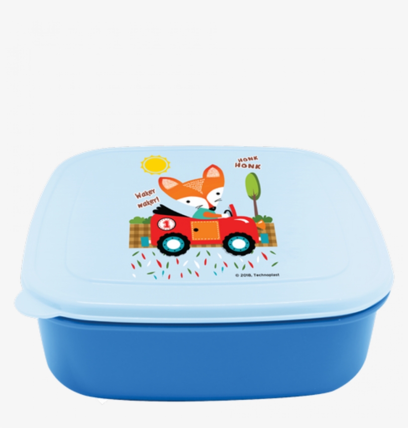 Sealware Square Box 1020 Ml - Cartoon, transparent png #7618278