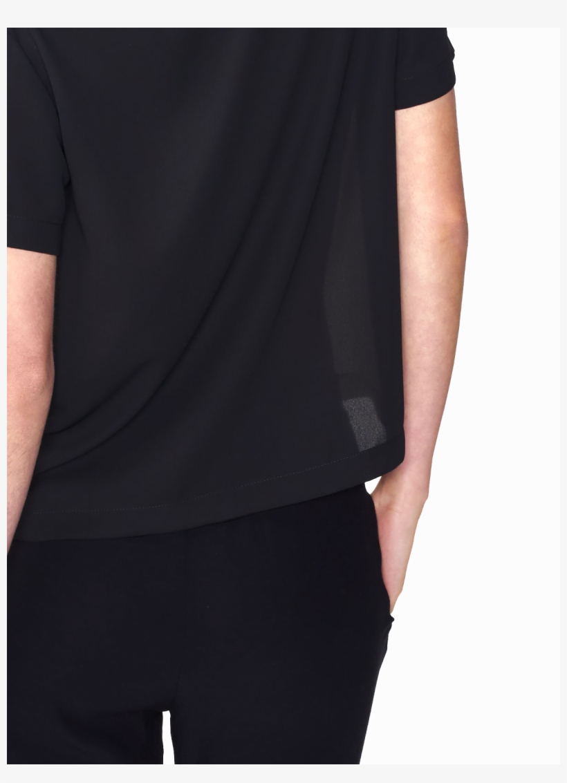 'gamer Girl' Chiffon Top - Pocket, transparent png #7618573