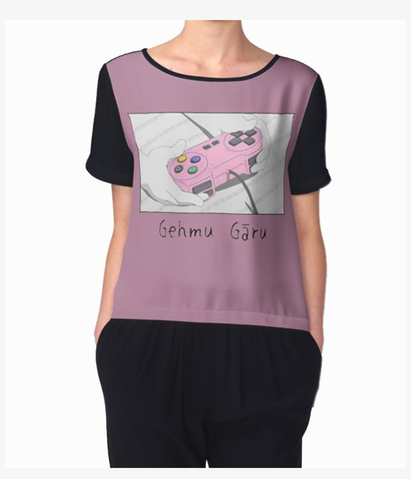 'gamer Girl' Chiffon Top - Top, transparent png #7618887