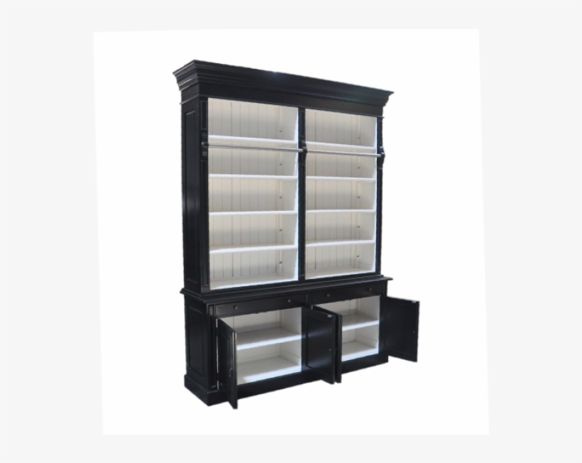 French Bookcase - Shelf, transparent png #7619943