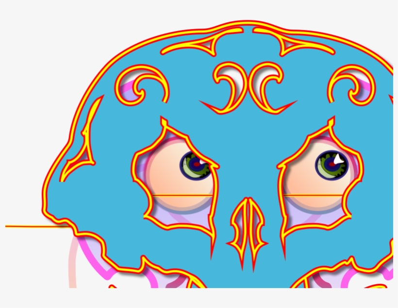 Alien Day Of The Dead Serpentinepebbles Label Label, transparent png #7620137