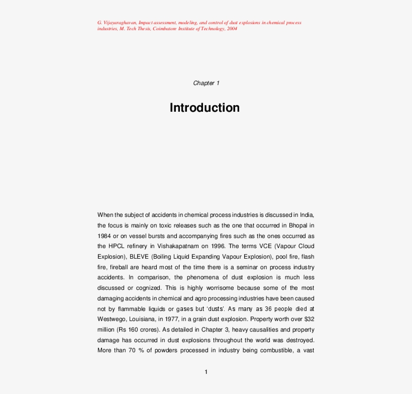 Impact Assessment, Modeling, And Control Of Dust Explosions - Document, transparent png #7620243