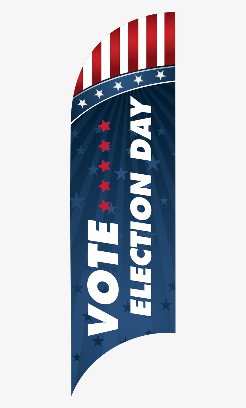 Vote Election Day Blue Wave Banner Kit 12' - Poster, transparent png #7620408