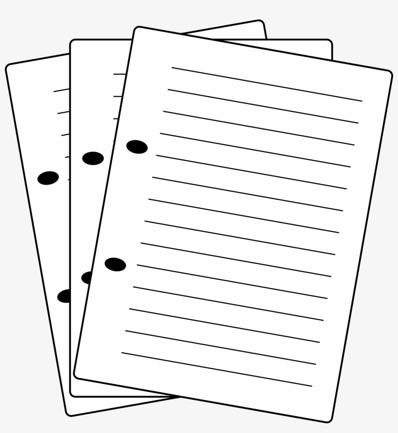 Big Image - Hoja De Documentos Png, transparent png #7620843