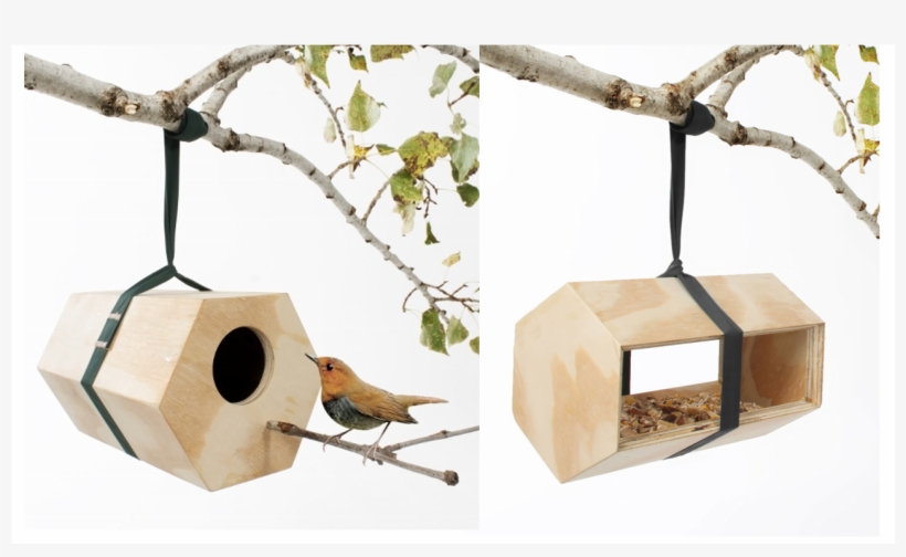 Neighbirds Birdhouse Neighbirds Feeder - Wooden Birdhouses, transparent png #7620889