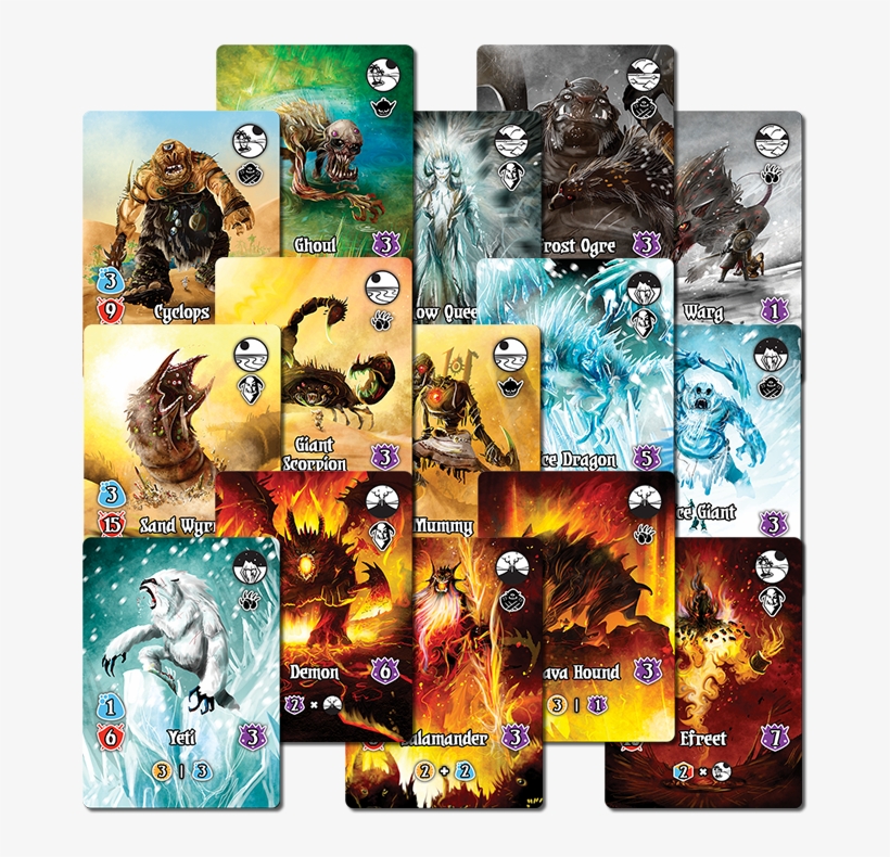 Card Kingdoms Is A Fast-paced Card And Dice Game In - Valeria Card Kingdoms Flames And Frost Expansion, transparent png #7621098