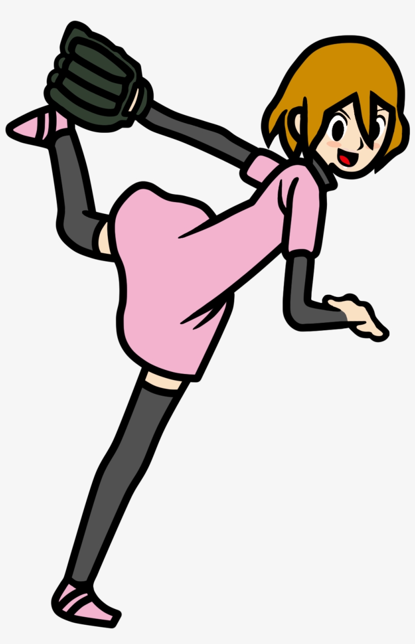 Pitcher No Hat - Rhythm Heaven Fever Pitcher, transparent png #7621132