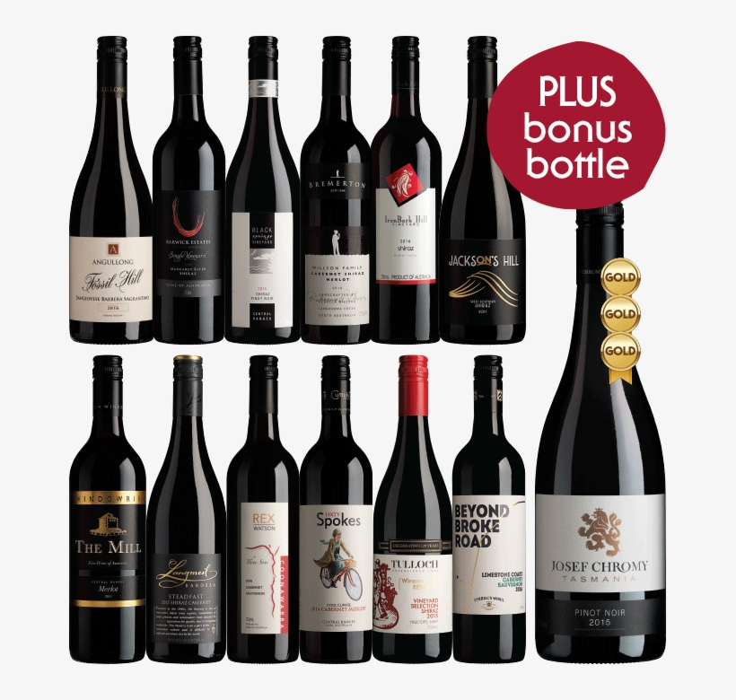 Regional Red Dozen Plus Bonus Bottle - Josef Chromy, transparent png #7621610