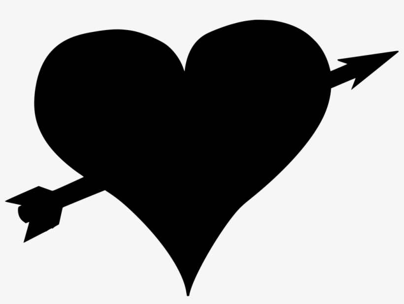 Download Png - Heart Arrow, transparent png #7621757