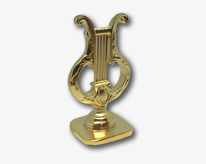 Brass Lyre - Brass, transparent png #7621795