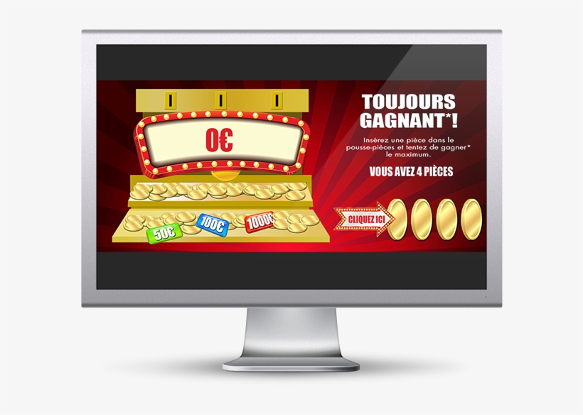 Coins Game - Led-backlit Lcd Display, transparent png #7621835