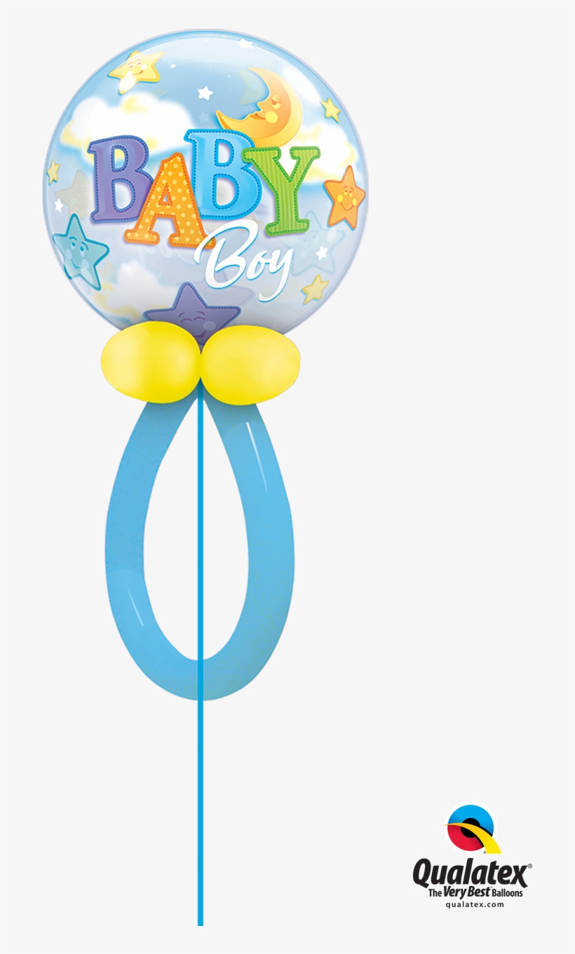 Dummy Balloon Blue - Baby Balloon Bouquets, transparent png #7621876