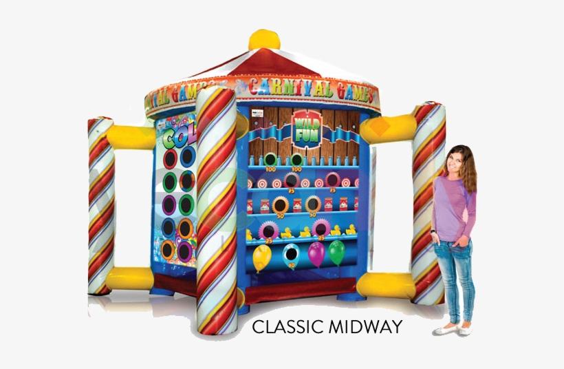 The Set Up Area Includes 10' Out From One Side To Give - Eye Candy Inflatables, transparent png #7622022